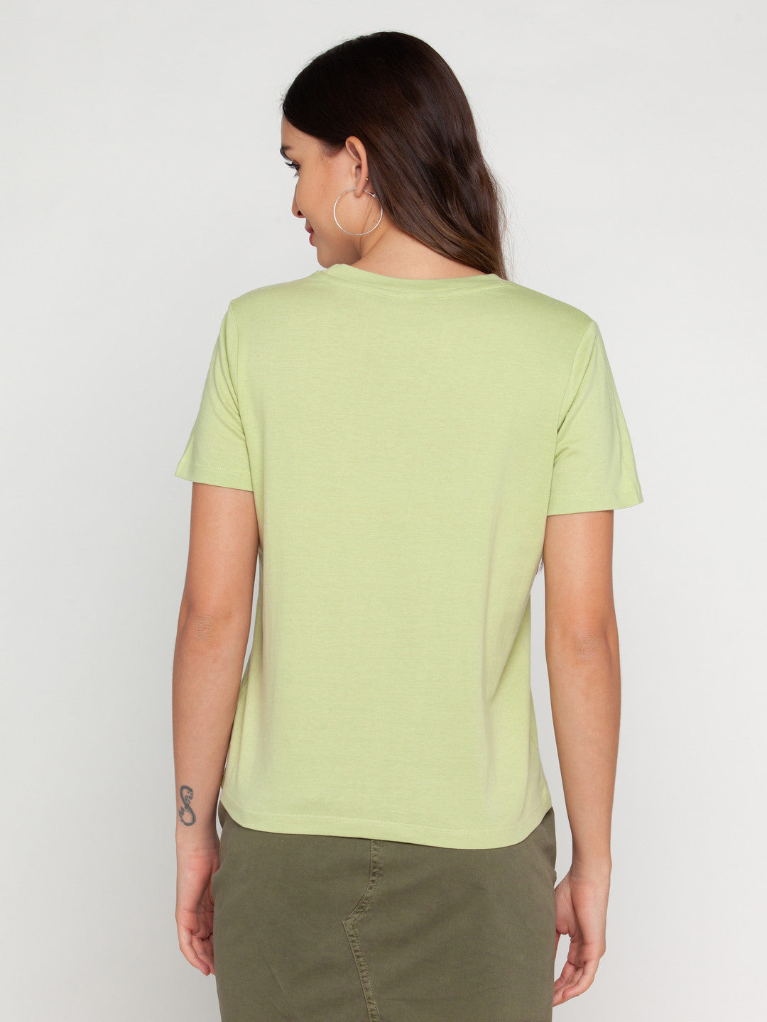 Green Printed T-Shirt