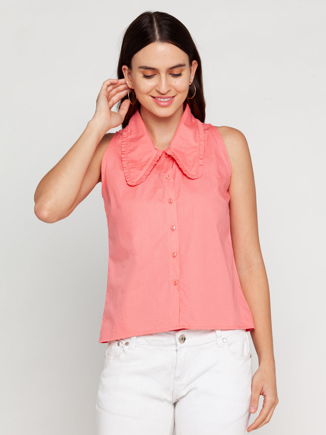 Pink Solid Shirt