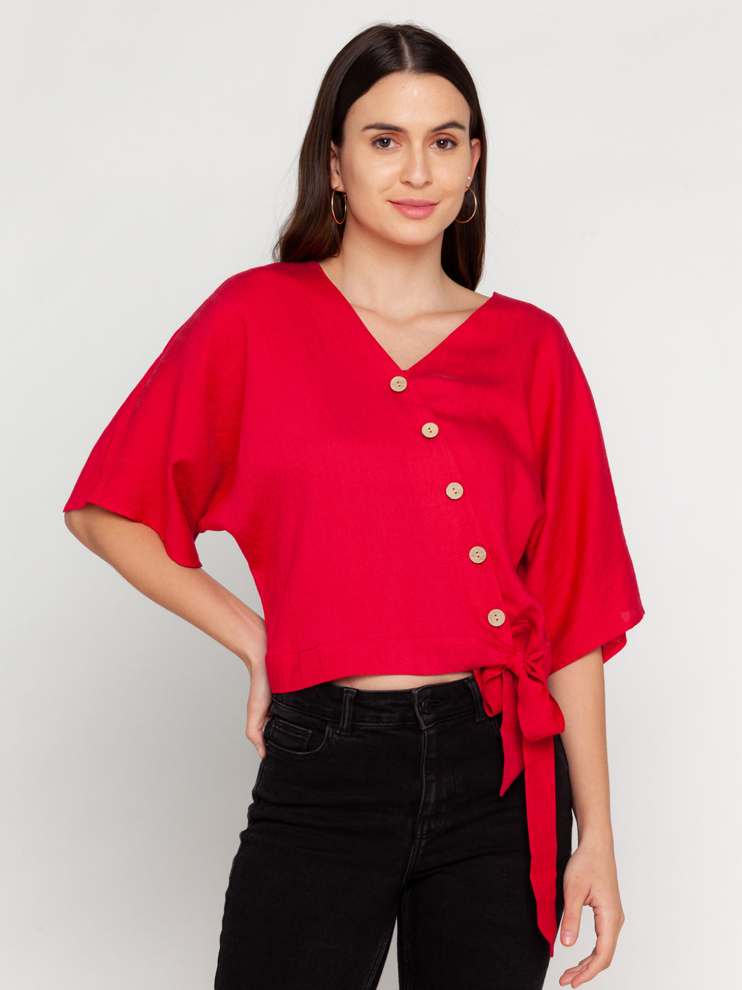 Red Solid Top