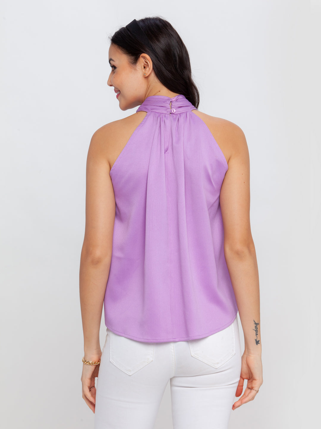 Purple Solid Top