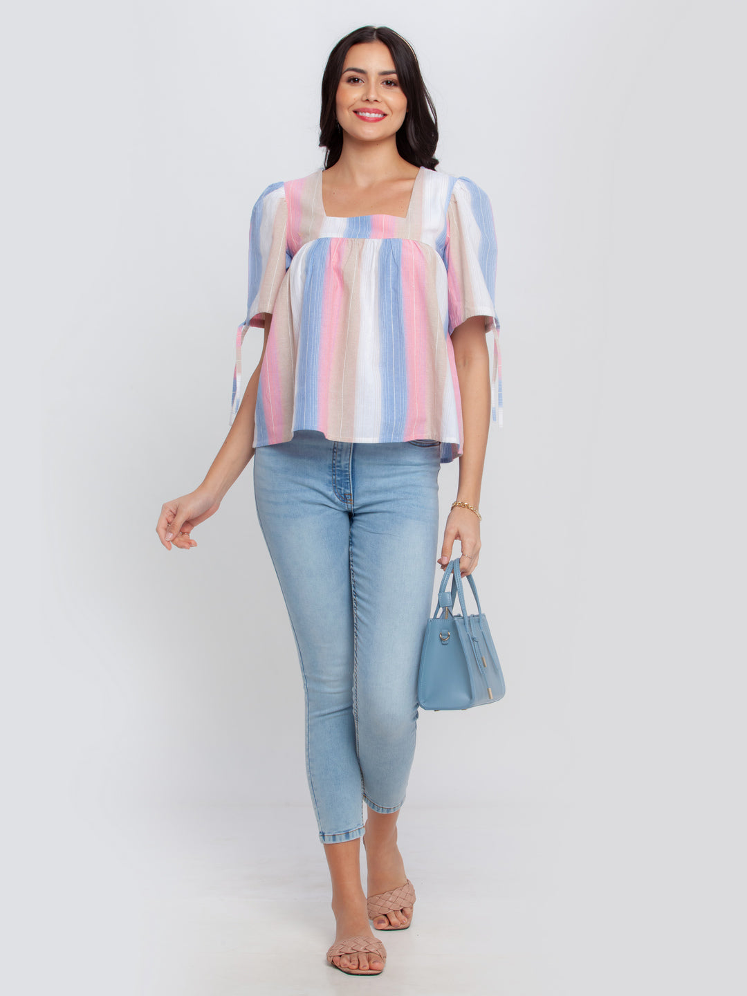 Multicolored Printed Top