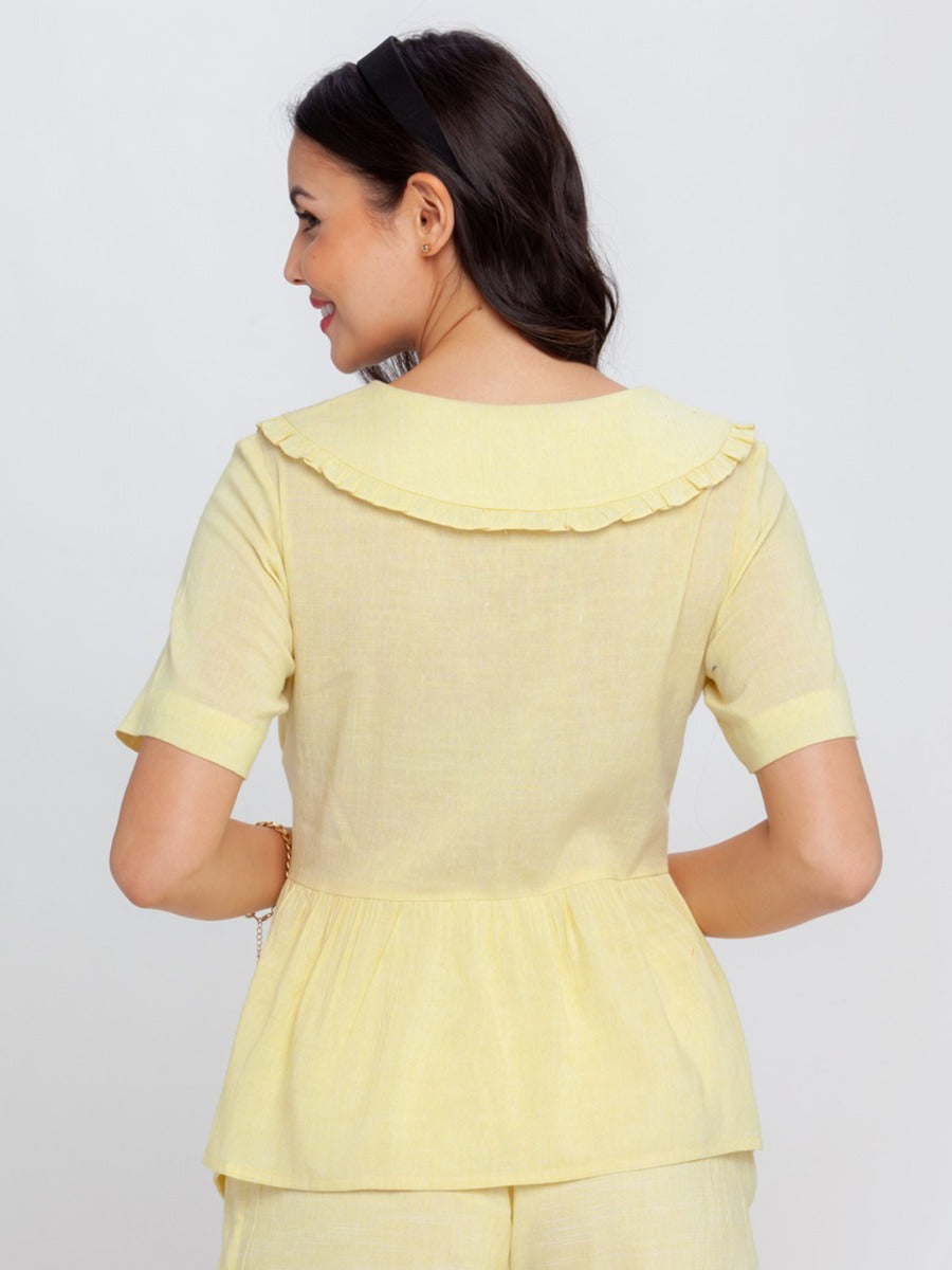 Yellow Solid Top