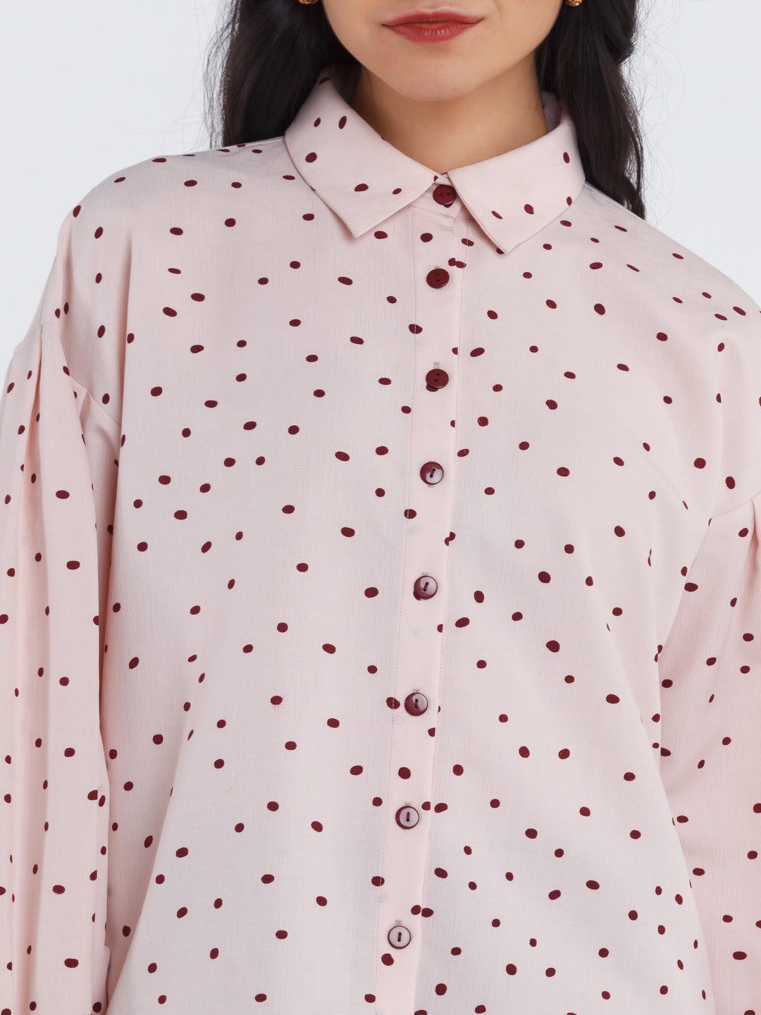 Pink Polka Shirt