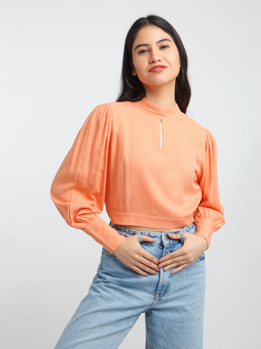 Orange Solid Top