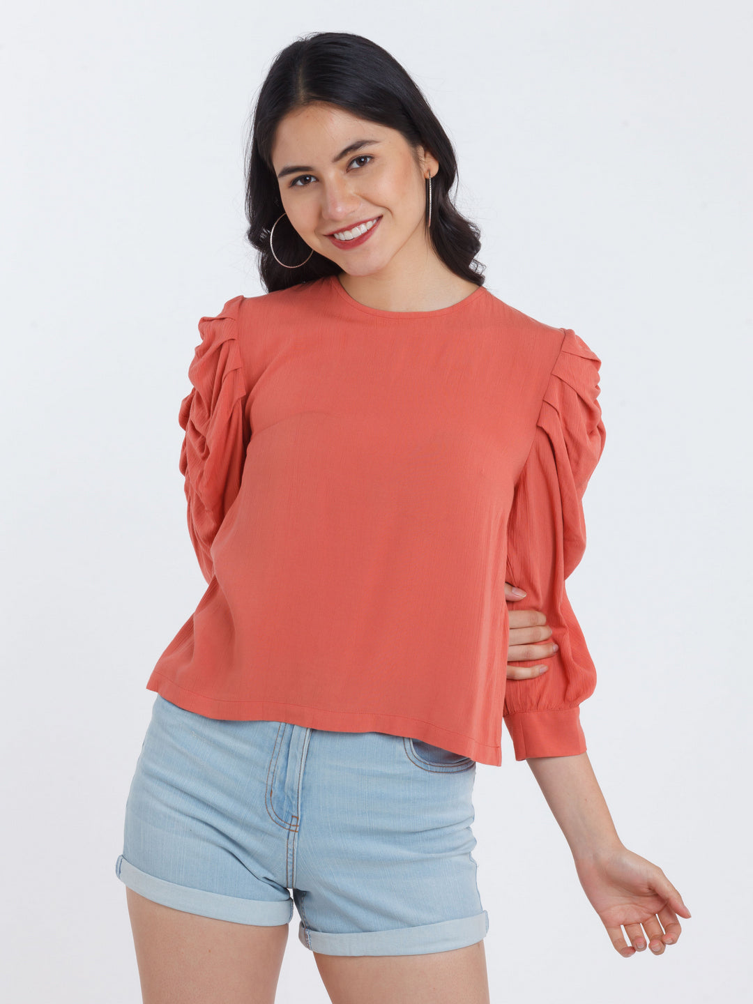 Coral Solid Top