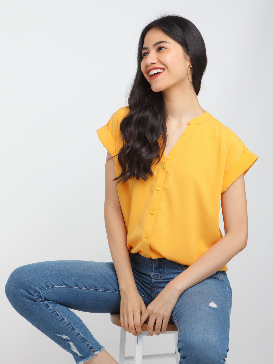 Yellow Solid Top