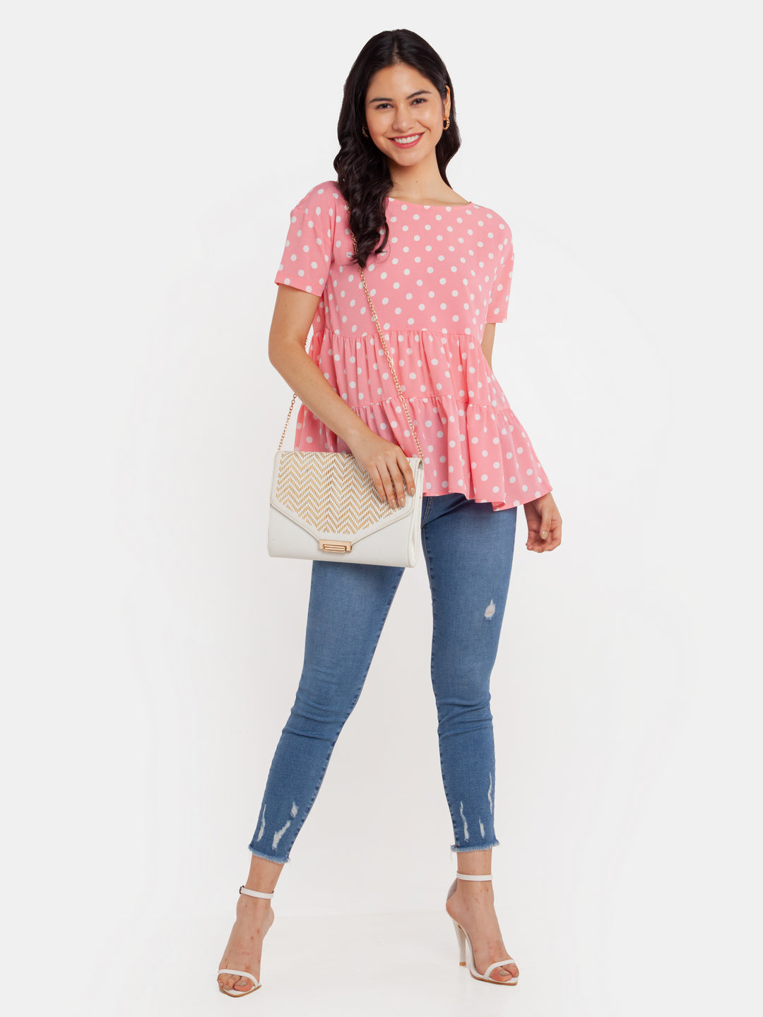 Pink Printed Top