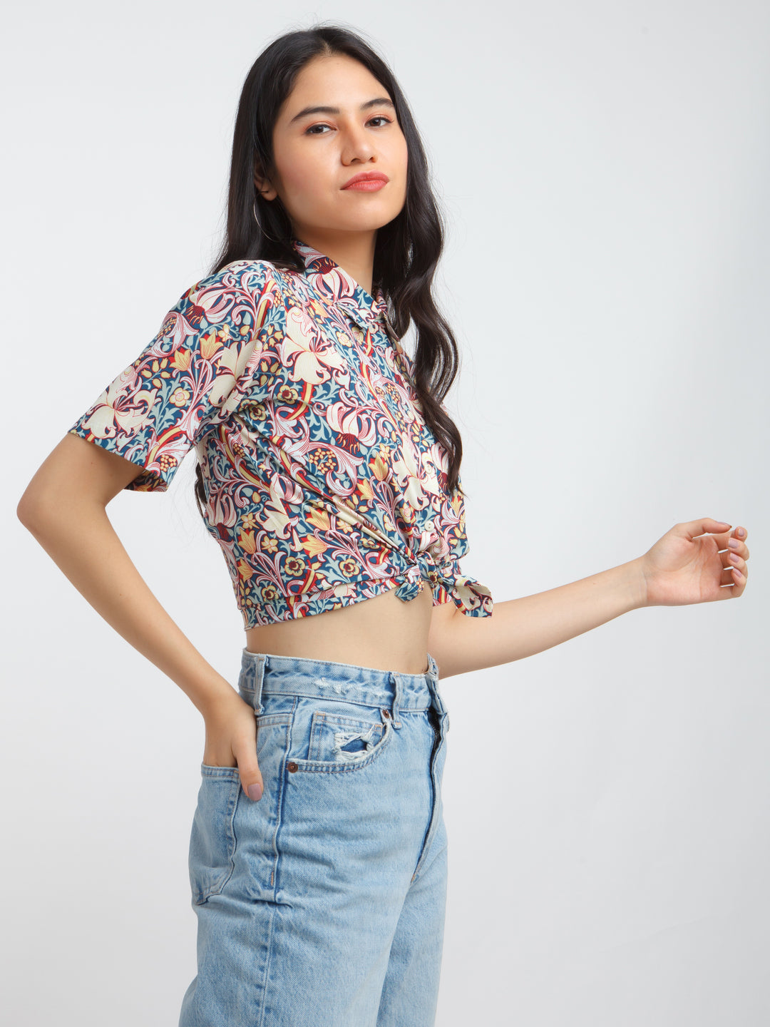 Multicolored Printed shirt For Women