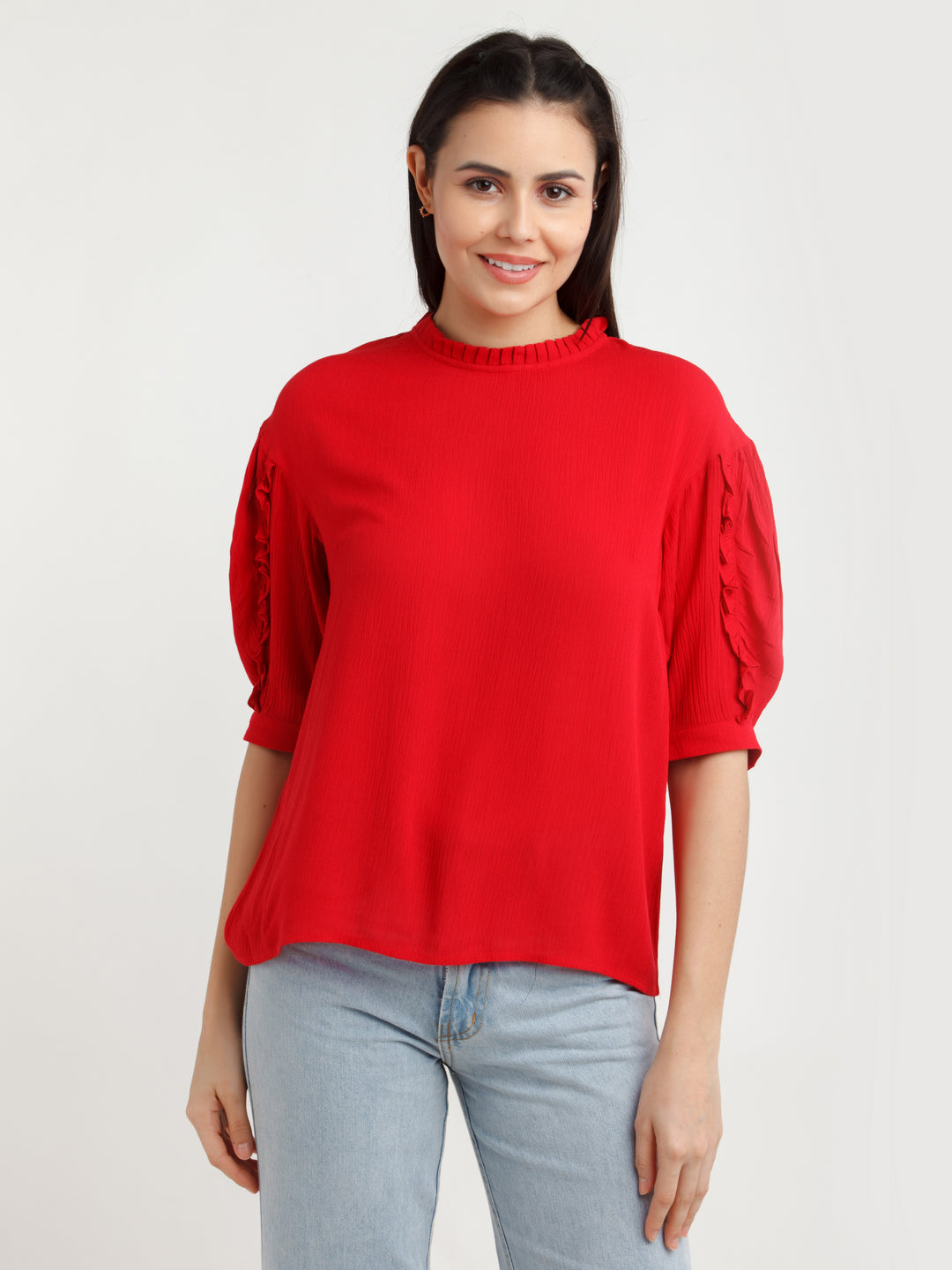 Red Solid Top