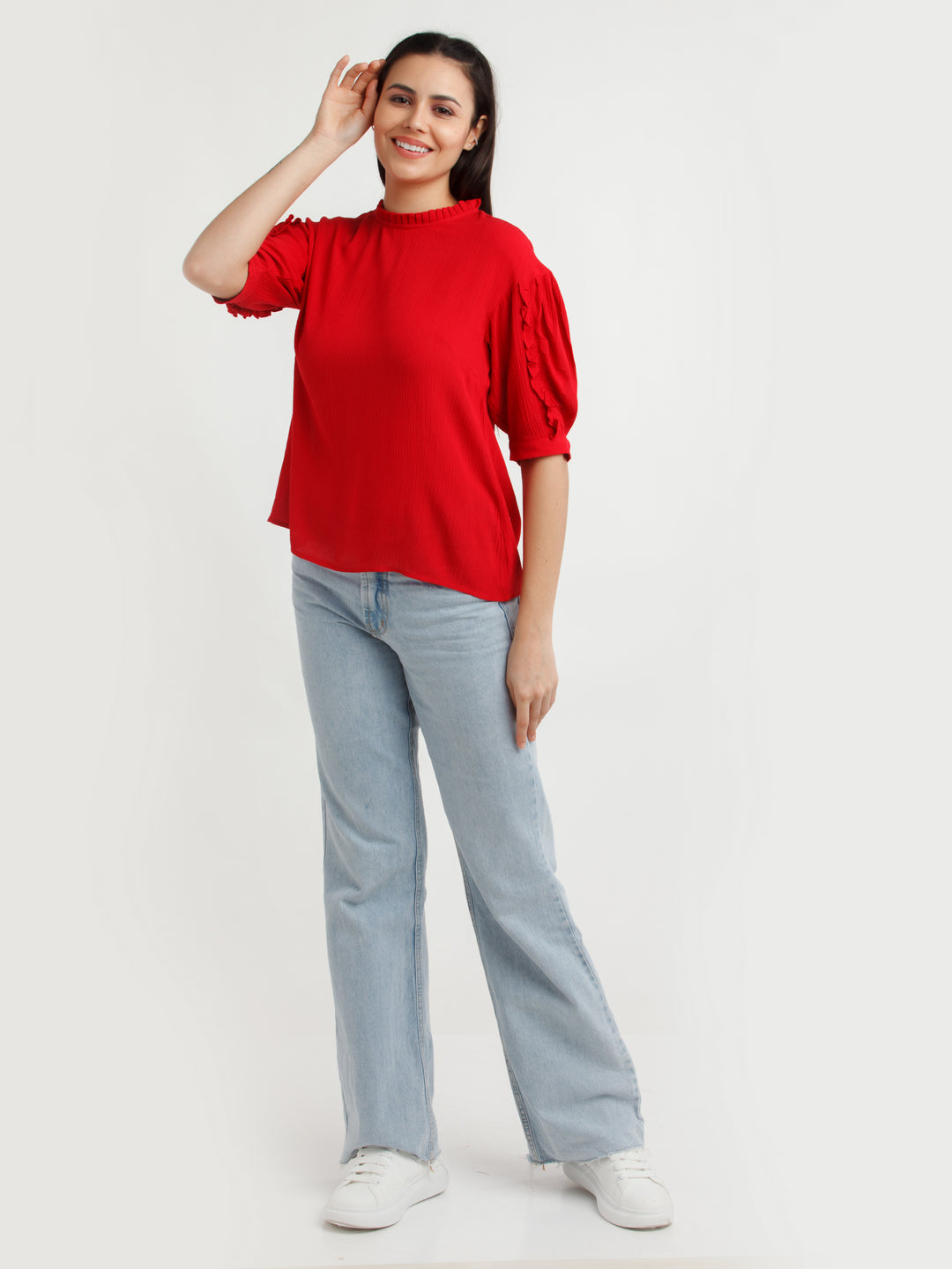 Red Solid Top