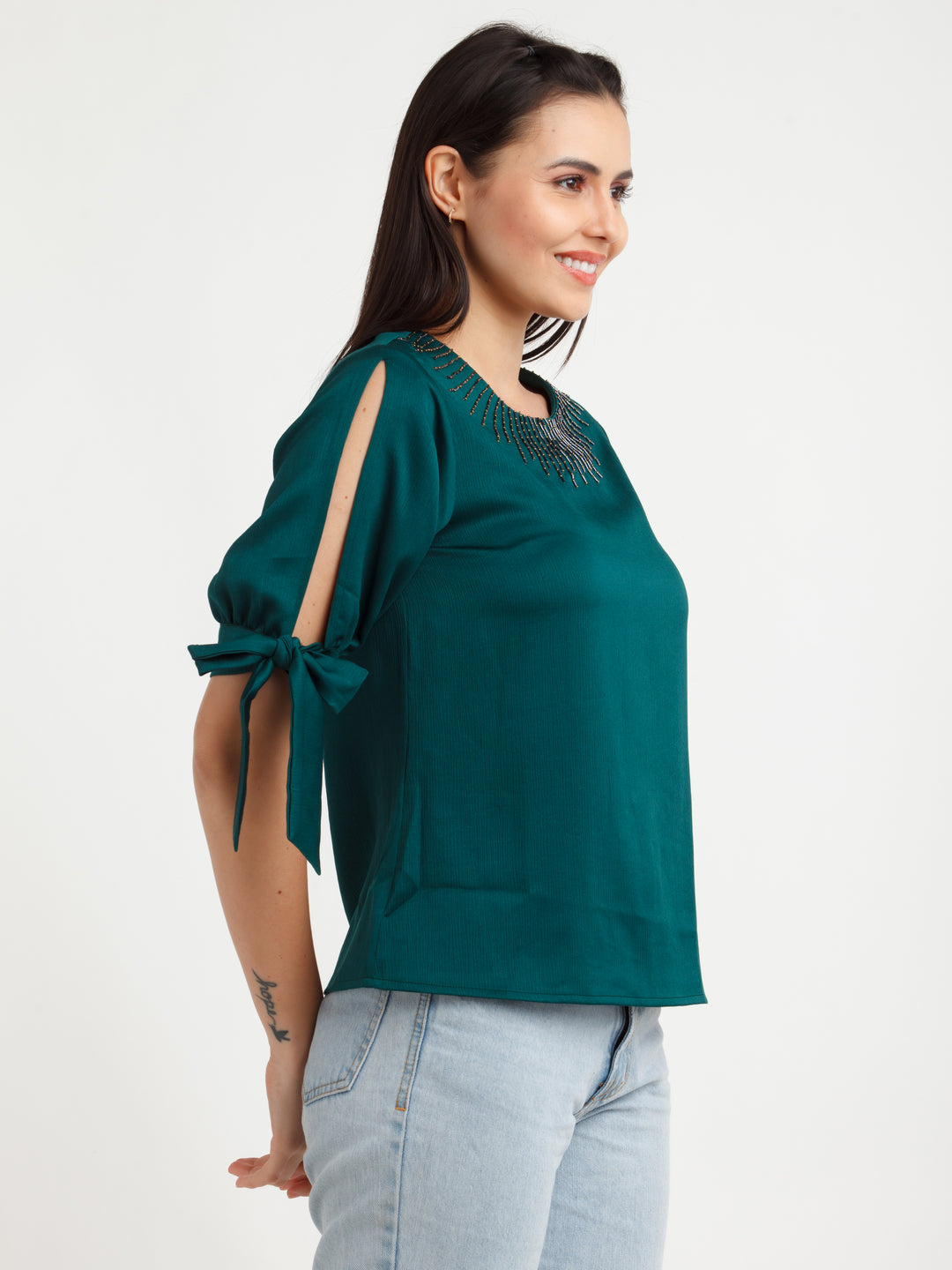 Green Solid Top