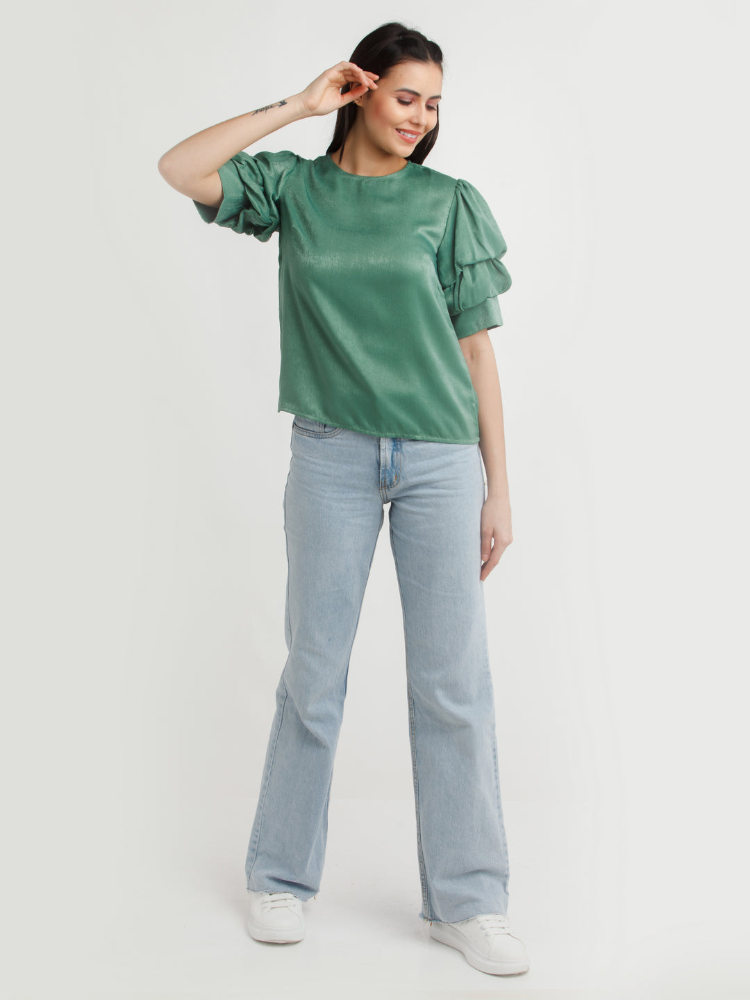 Green Solid Top