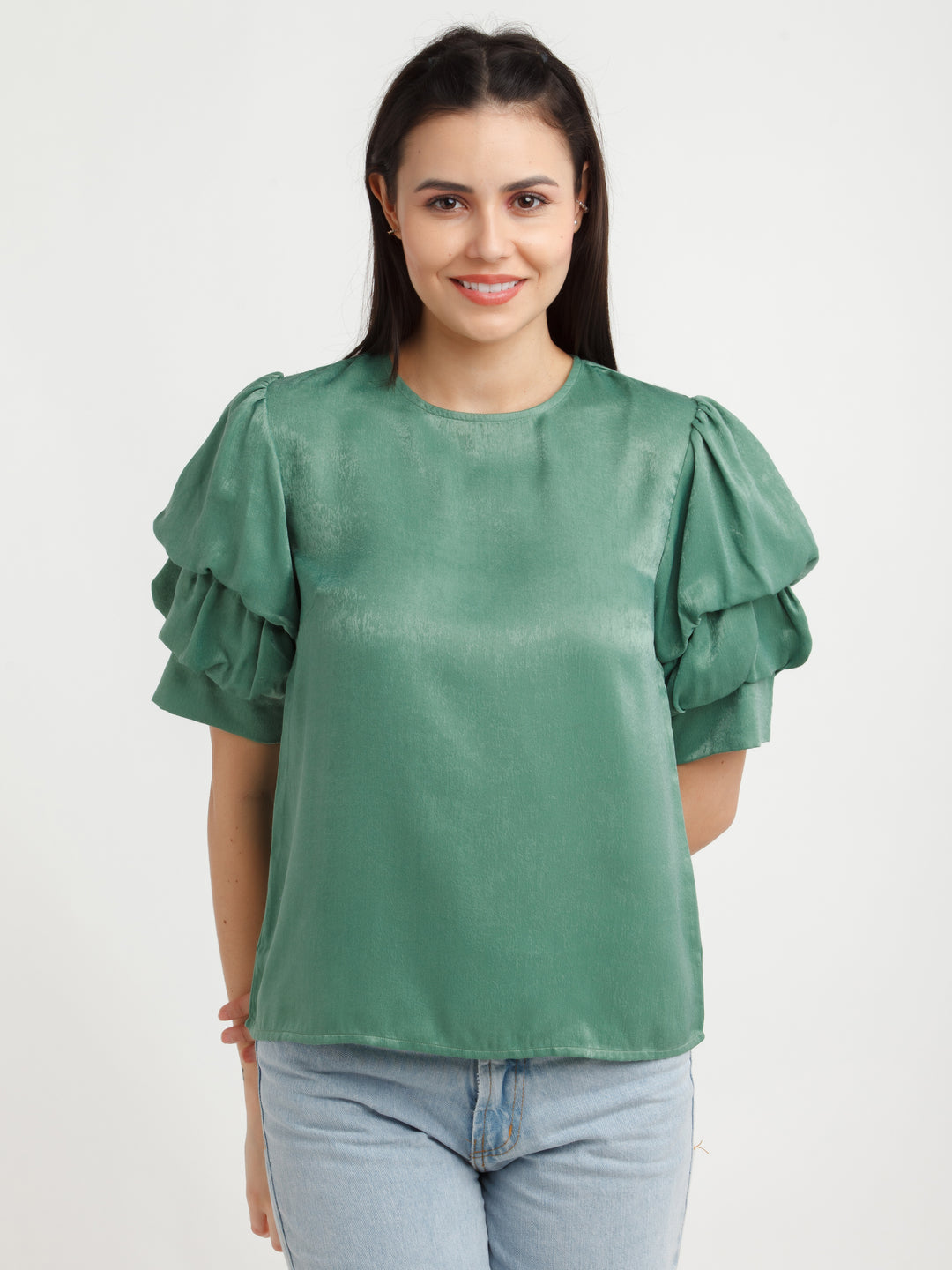 Green Solid Top