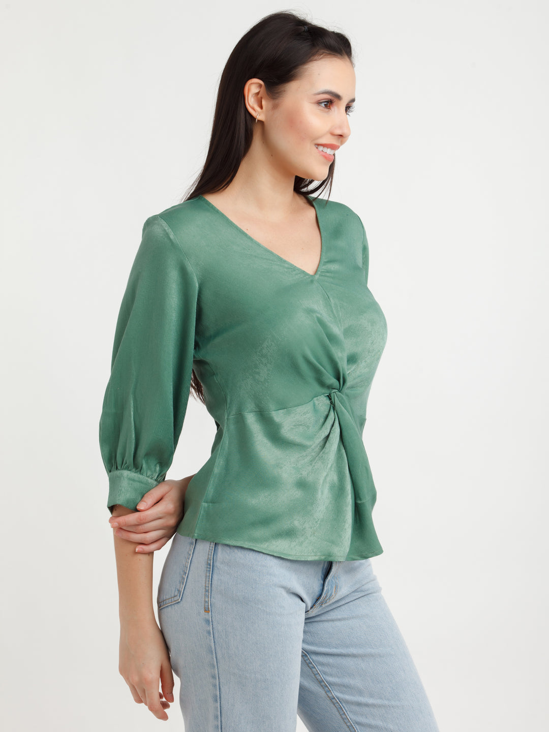 Green Solid Top