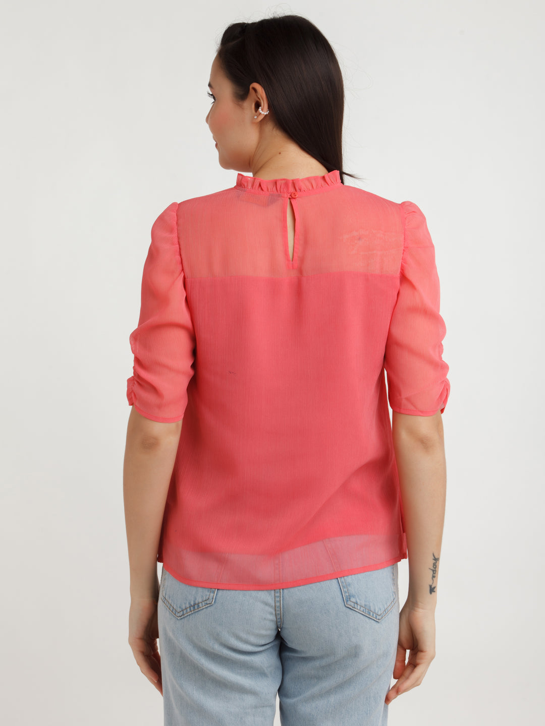 Coral Solid Top