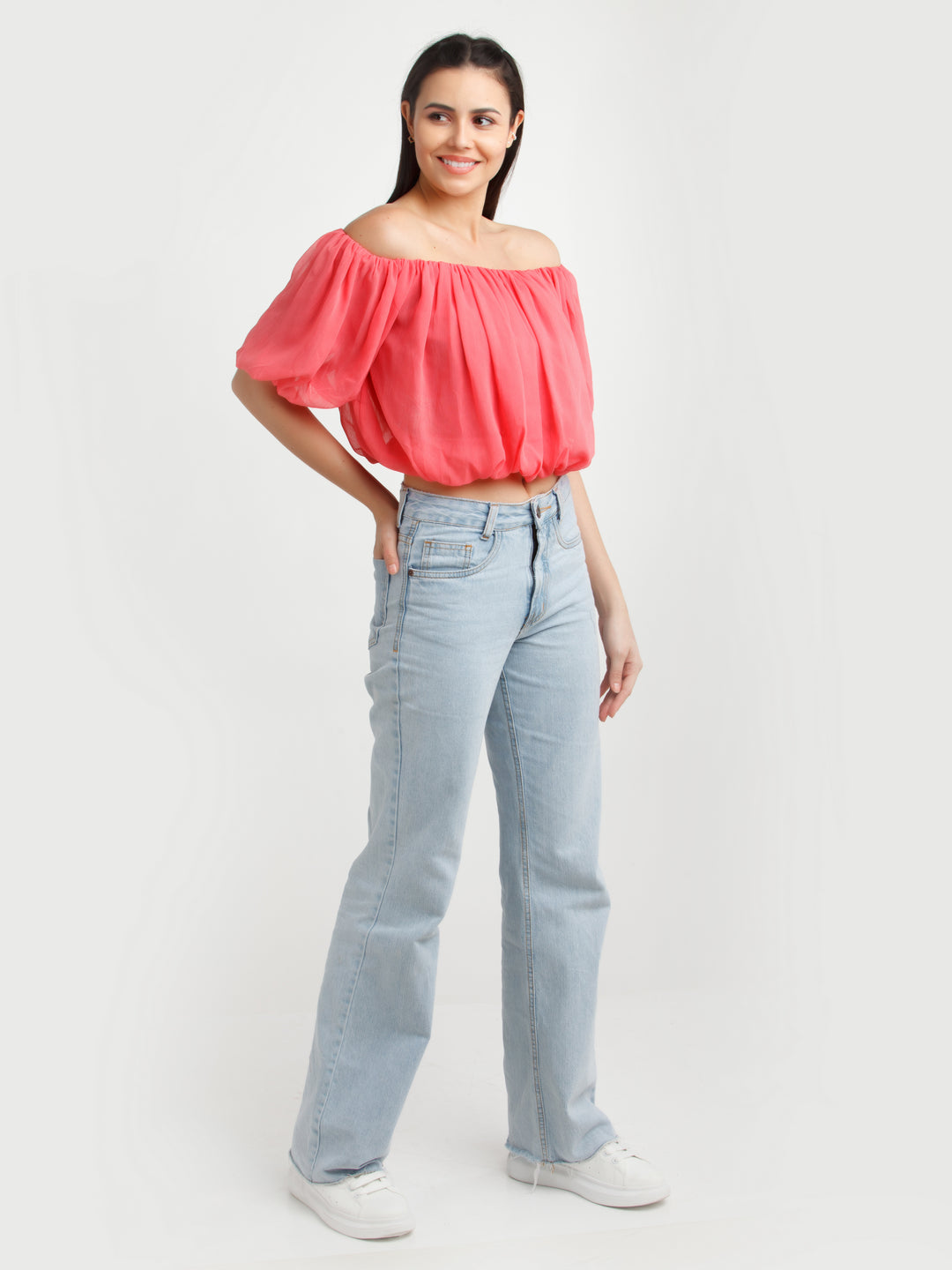 Coral Solid Top