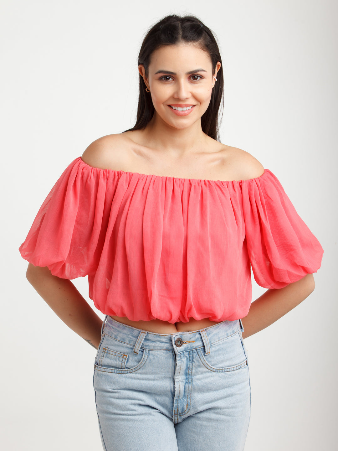 Coral Solid Top