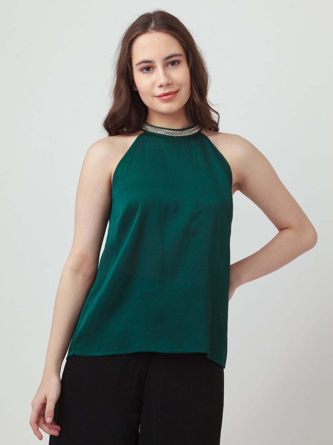 Green Solid Top