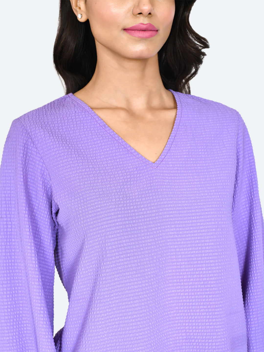 Purple Solid Top