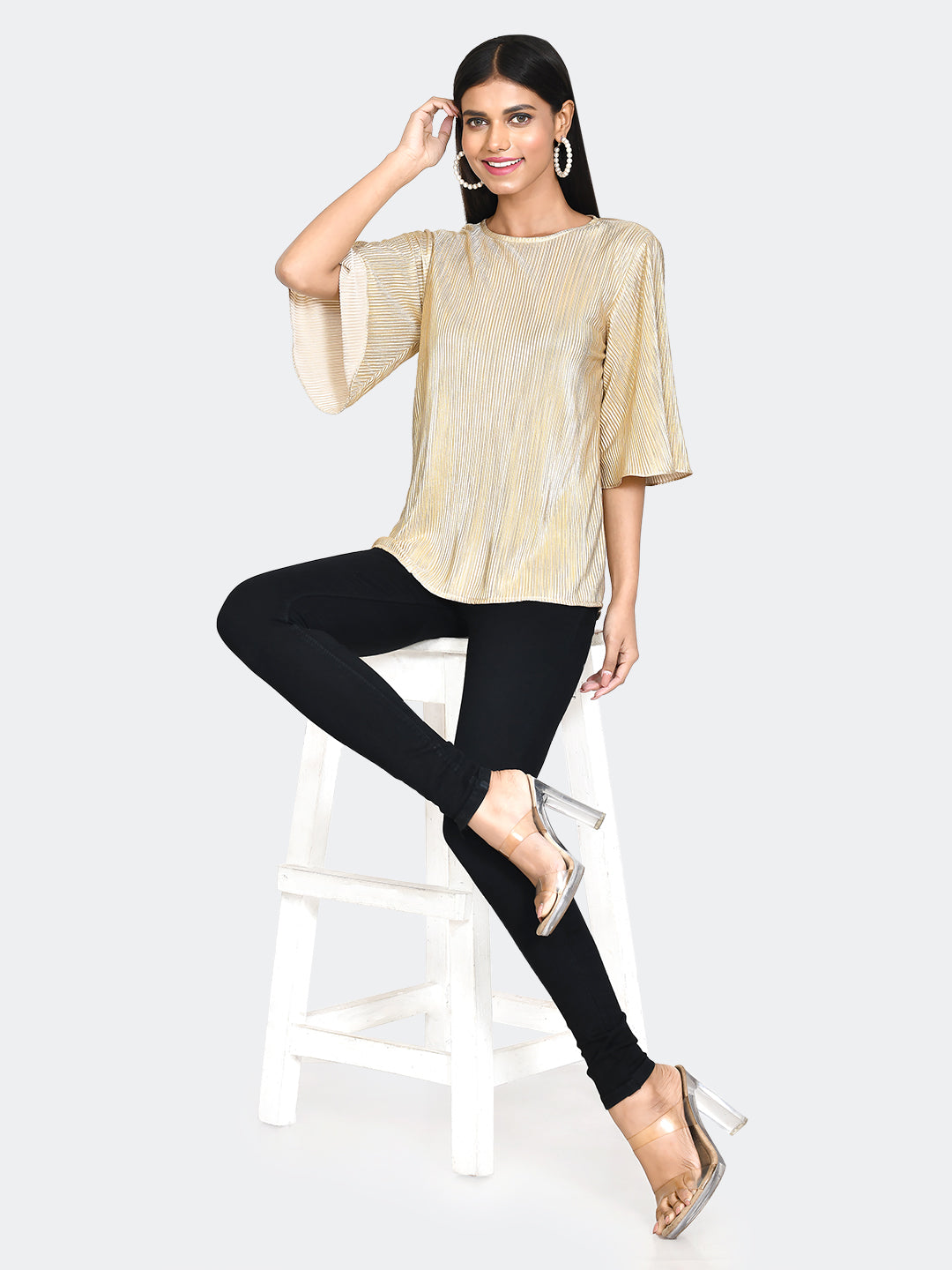 Gold Solid Regular Top