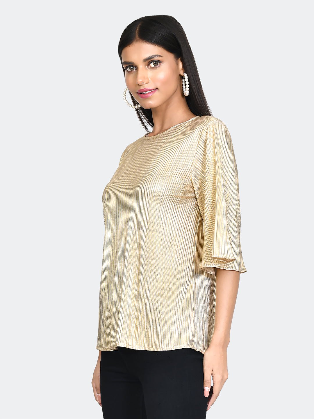 Gold Solid Regular Top