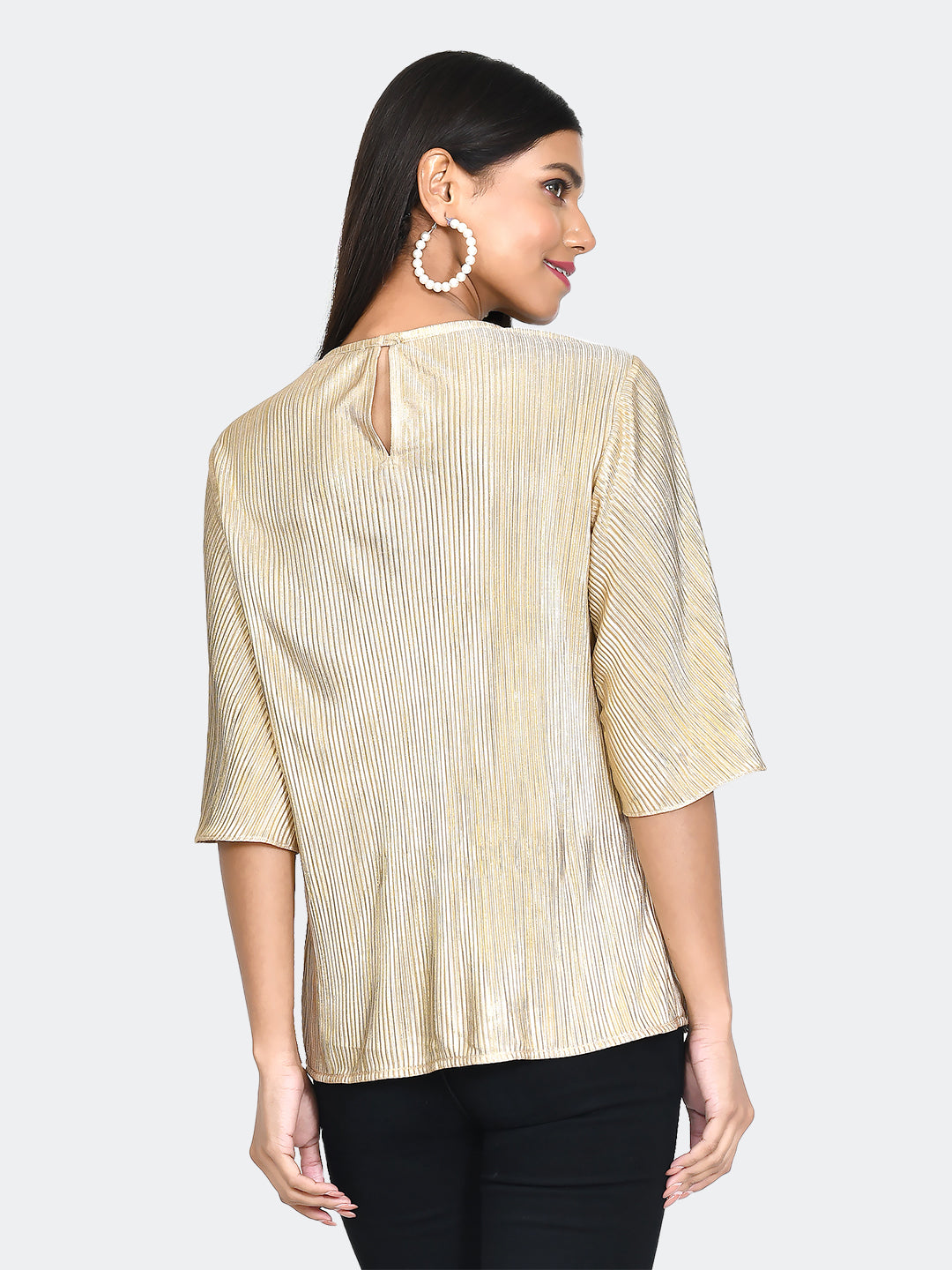 Gold Solid Regular Top