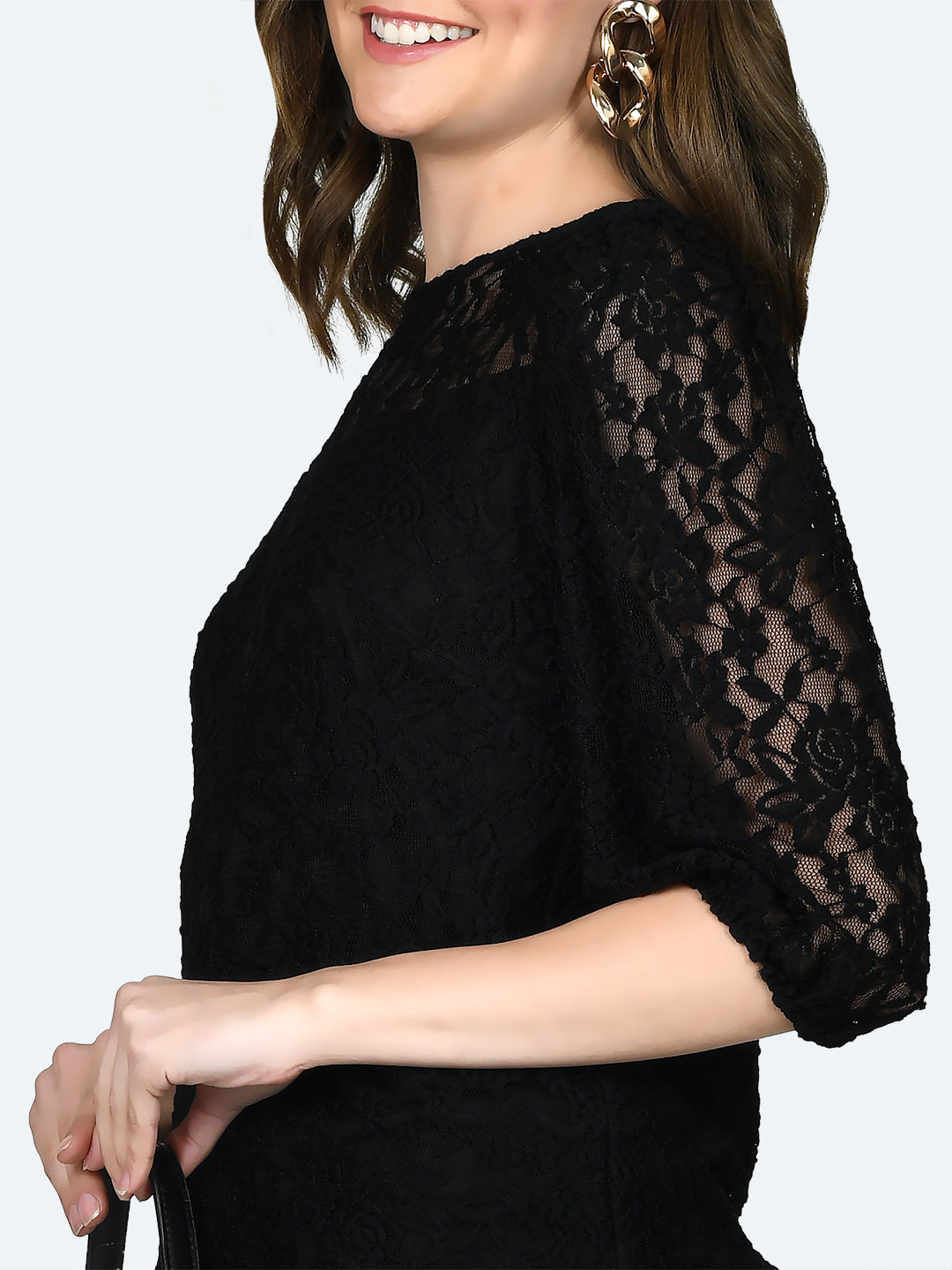 Black Lace Top