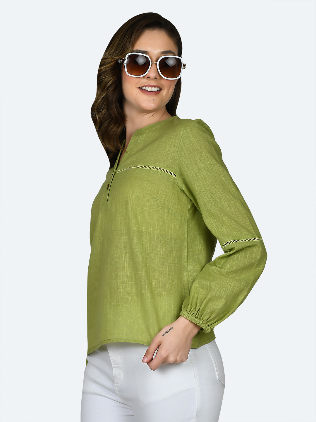 Green Solid Top